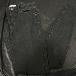 asos black super skinny jeans 28x32
